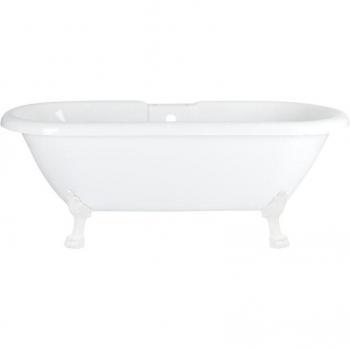 Acrilico Bianco Vasca Freestanding Zampa di Leone