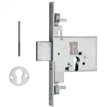 Serratura metallo infilare 2053 Securemme b.q zinc f.mm 25 f.sagom M3 tripl h.mm 82 e.mm 70