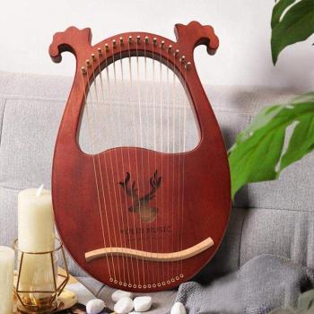 16-String Lyre Harp
