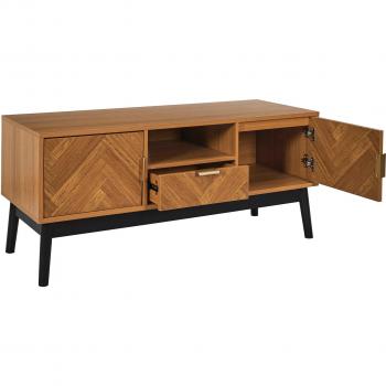 Meuble de télévision droit – The Home Deco Factory – 110 × 48 × 40 cm – Marron