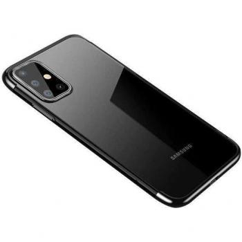 Cover Protettiva in Gel TPU Trasparente per Samsung Galaxy A72 4G – Nero