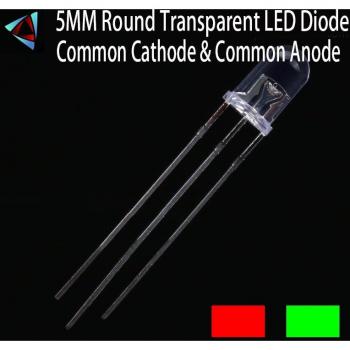 30pcs 5mm High Brightness Red Green LED