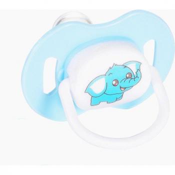 Pure Color Silicone Infant Pacifier - Safe for Newborns, Food Grade