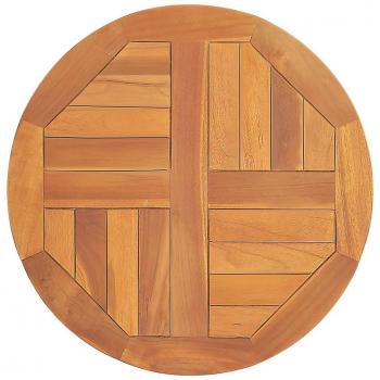 VidaXL Solid Teak Wood Round Table Top 50 cm