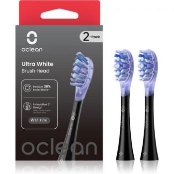 Cabeça Refil Oclean Ultra White UW02 Preta - 2 Peças