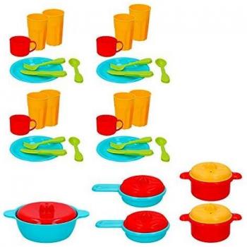 MULTIMARCA - Set de menaje en cubo, 38 piezas