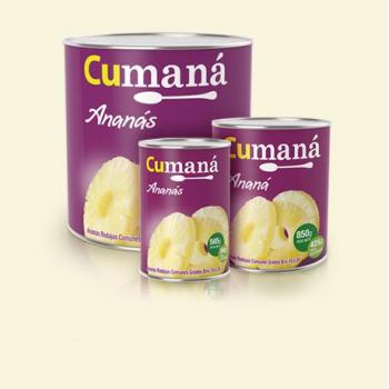 Ananá en Rodajas Cumaná x 850 Gr