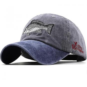 Casquette snapback brodée Fish Bone