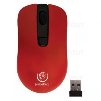 Rebeltec Drahtlose Maus STAR rot 800/1000/1600 DPI