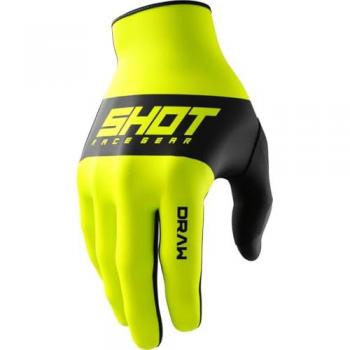 Gants de motocross Shot Draw Sky Jaune 3XL