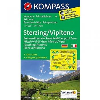 Sterzing/vipiteno: Wanderkarte Mit Aktiv Guide, Radrouten Und Skitouren. Gps-Genau