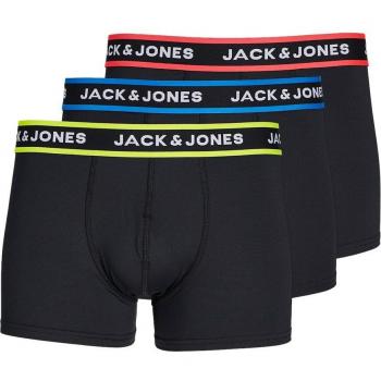 Jack & Jones - Paquete de 3 bóxers de microfibra masculinos con logo en la cintura