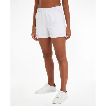 Short de sport Calvin Klein blanc avec logo rayé - XS