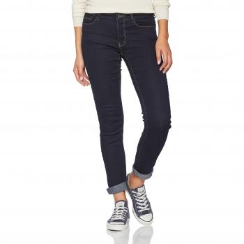 More & More Damen Slim Fit Jeans in Blau (Dark Blue Denim 0963), Größe W32/L30