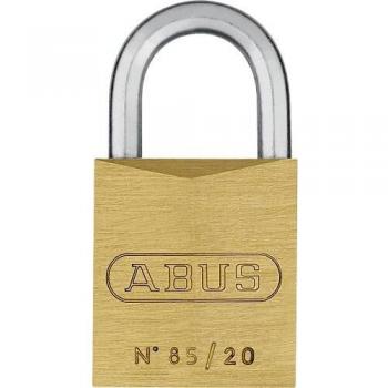 ABUS hangslot Serie 85 messing ongelakt