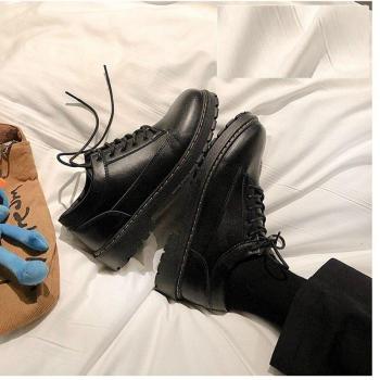 Tendencia Inglesa Zapatos Negros