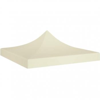 VidaXL 2x2 m Cream Party Tent Replacement Roof 270 g/m²