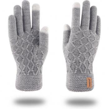 Men's Knitted Cashmere Touch Screen Gloves