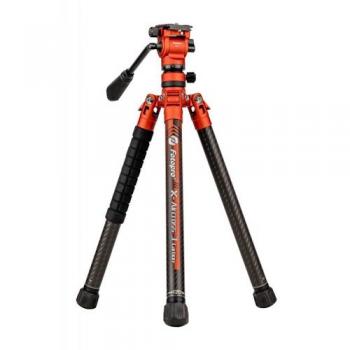 Treppiede Fotopro X Aircross 3 Carbonio Arancio