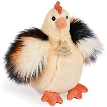 Histoire d'Ours - Peluche Poule - Beige - 20 cm