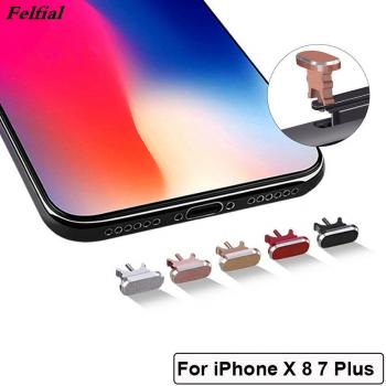 Adaptador 2 en 1 para iPhone con protección anti-polvo y pin de carga