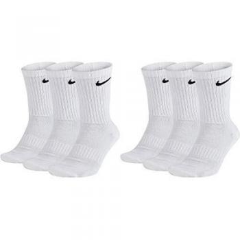 Nike 3 Pack Crew Medium Unisex Socks - Black - Size: 5-8