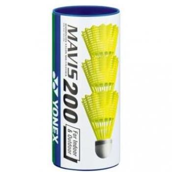 3er-Pack Yonex Mavis 200 Badminton-Shuttles