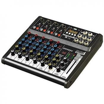 Italian Stage IS 2MIX6XU Mixer Audio Stereo con interfaccia USB e Bluetooth 2+2