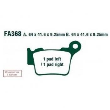 Pastillas de freno EBC Brakes FA368TT