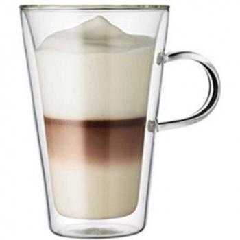 Handmade Heat Resistant Double Wall Glass Cup