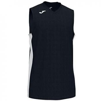 Camiseta Joma Cancha III Hombre / Niño Negro-Blanco