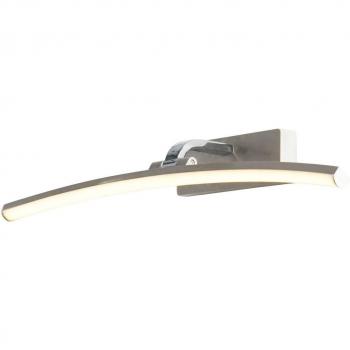 Searchlight Lighting Santorini 50cm Picture Light, Satin Silver & Polished Chrome