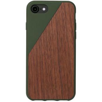 IPhone SE 2 (2020) Hülle Native Union Clic Wooden V2 - Braun-Dunkelgrün