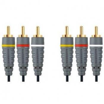 3x RCA male auf 3x RCA male Kabel 2.00m