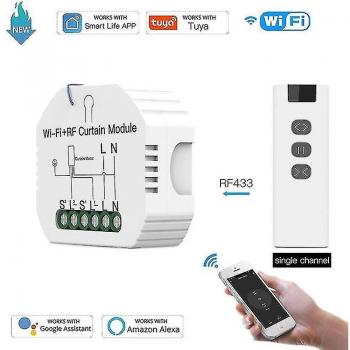 Interruptor Inteligente para Cortinas con Wifi 433MHZ