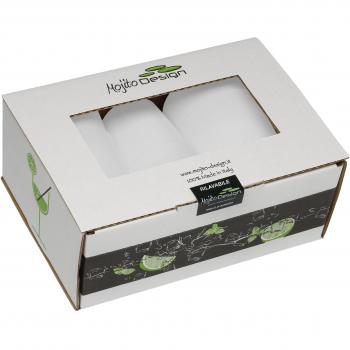 Klarer Mojito‑Cocktail‑Set – 0,35 L Glas, 6 Stücke