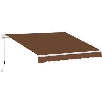Retráctil Outsunny 295x245 cm con Manivela