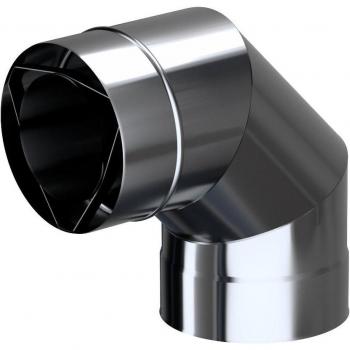 ADAM GAS 90-Degree Elbow Silver 100/150