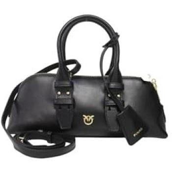 PINKO Black One‑Size Escape Baguette Handbag