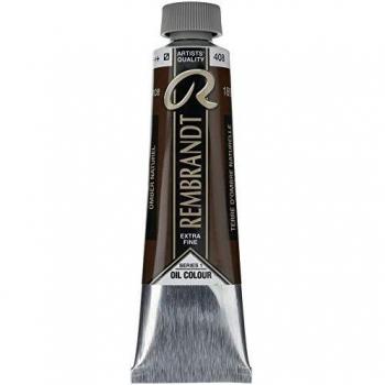 Peinture à l'huile Rembrandt 408 Terre d'ombre naturelle 40ml