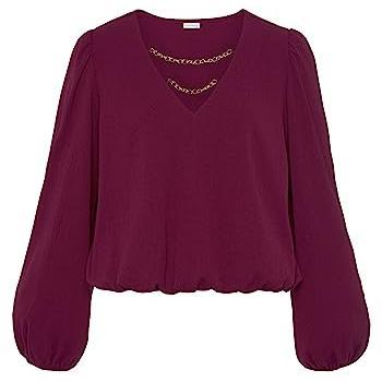 Lascana Camicia Donna Oro e Crema