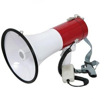30W Detachable Microphone Megaphone with Siren