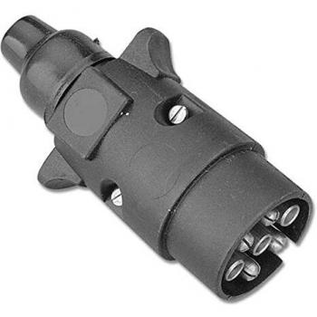 Spina corrente 7 poli 12V regolamentare rimorchi carrelli camper caravan