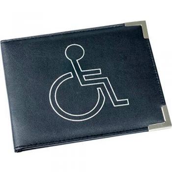 Esposti Disabled Badge Holder - Metal Corners (Hologram Safe) Black