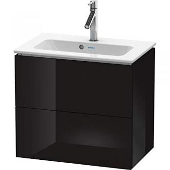Lavabo L-Cube Bajo Mueble de Alto Brillo Negro – Duravit
