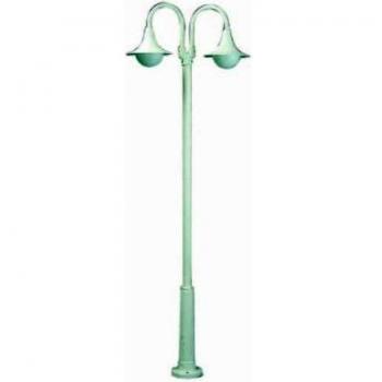 Albert Leuchten 171 White Dual-Bulb Outdoor Lamp