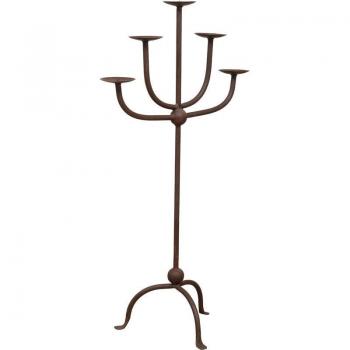Candelero Alto de Hierro Forjado Biscottini