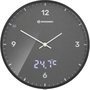 BRESSER MyTime LEDsec Horloge murale 24 cm