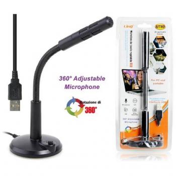 Microfono tavolo USB U780 con suono omni