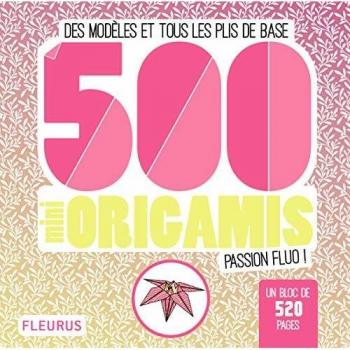 500 mini origamis passion fluo !